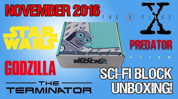 Sci-Fi Block November 2016 (By Nerd Block)