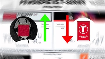 PewDiePie VS T - Series Time lapse /FlareTV stream