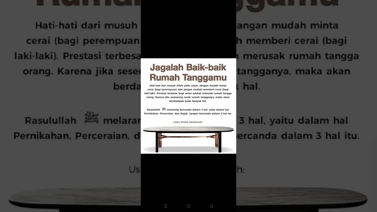 Pertahankan rumah tanggamu 