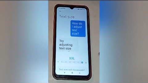 How to change font size in redmi9i sport, change font size setting