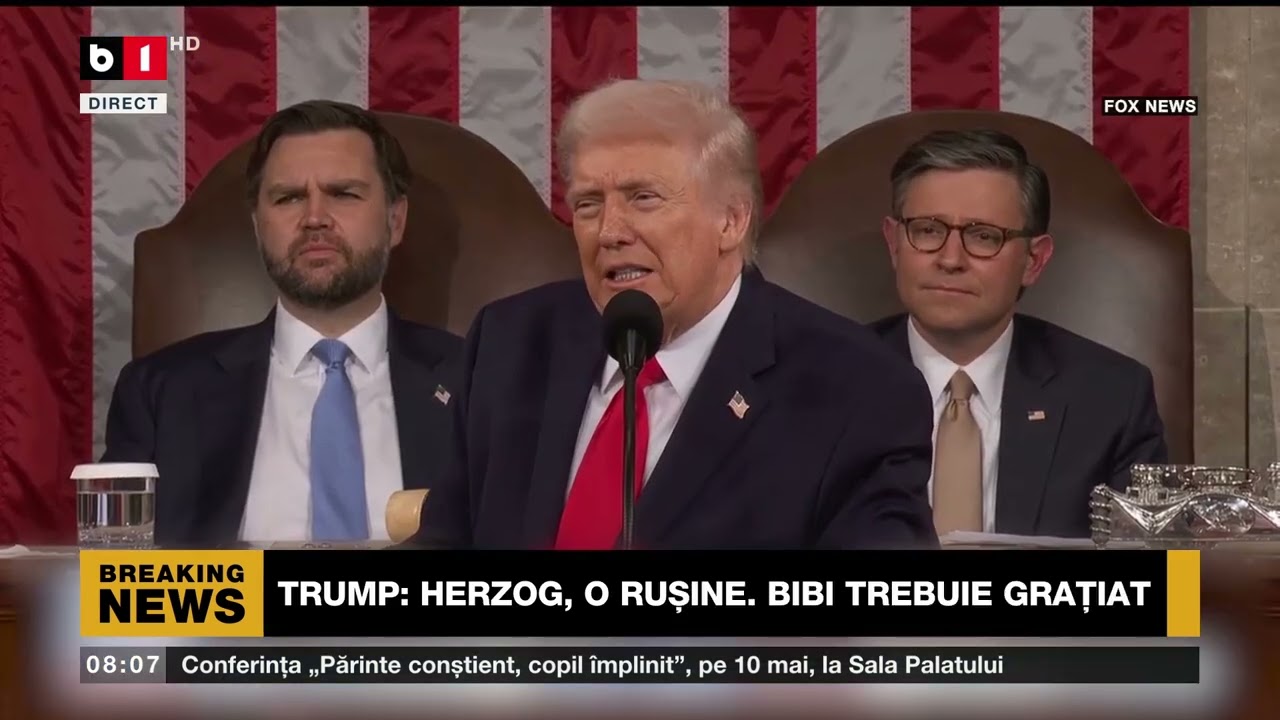TRUMP CERE GRAȚIEREA IMEDIATĂ A LUI NETANYAHU: HERZOG, O RUȘINE, BIBI TREBUIE GRAȚIAT_ȘtiriB1TV_6mar