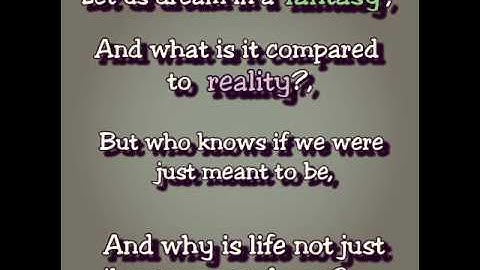 DJVI-Cant Let Go Fanmade Lyrics On Screen