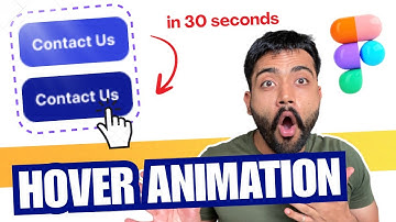 Figma Button HOVER Animation in 30 SECONDS Easy Way | Button Figma Animation #figma #hoveranimation
