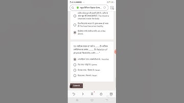 7th class physical Education test 15 july paper 2021 #pseb board full solution