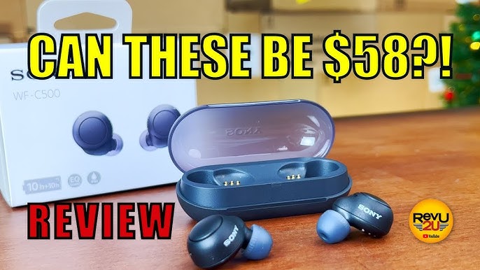 Sony WFC500 In Ear Earphones Description and Set Up 