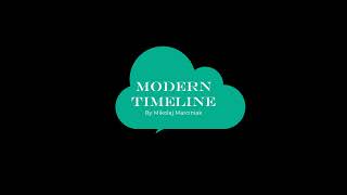 Modern Timeline 2 - HTML, CSS, JavaScript (read description)