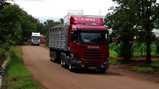 Cssl Trucks On The Road Moshi Kilimanjaro Tanzania