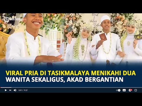 Viral Pria di Tasikmalaya Menikahi Dua Wanita Sekaligus, Akad Bergantian, Warganet Heran