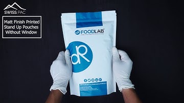 Matt Finish Printed Stand up Pouches Without Window