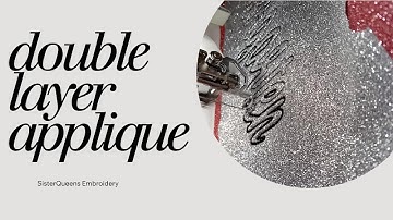 Double Layer Applique with HTV Tutorial