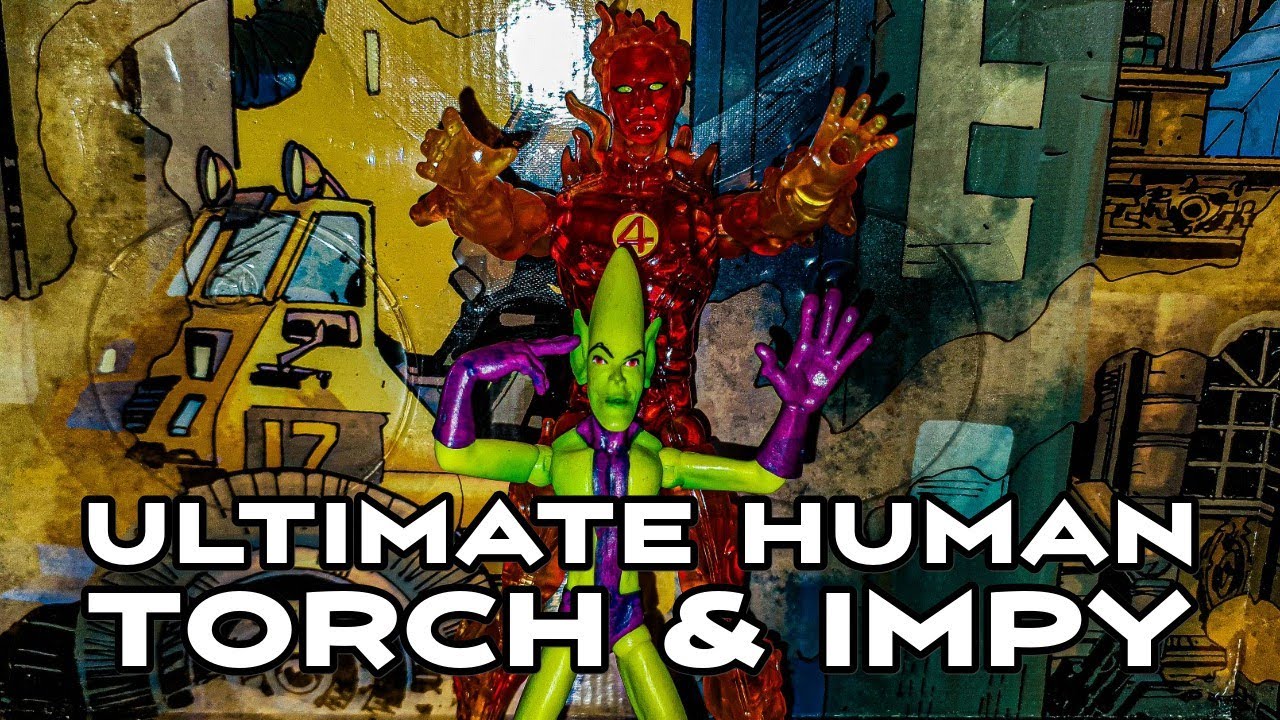 Ultimate Human Torch Figure Review! | Fantastic Four Classics | Toybiz