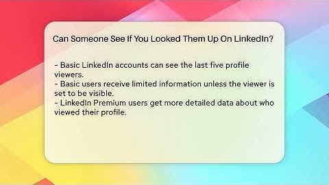 Can Someone See If You Looked Them Up On LinkedIn? - Everyday-Networking