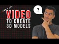 Can I use video to create 3D models? | Photogrammetry  | CLICK 3D   EP 2