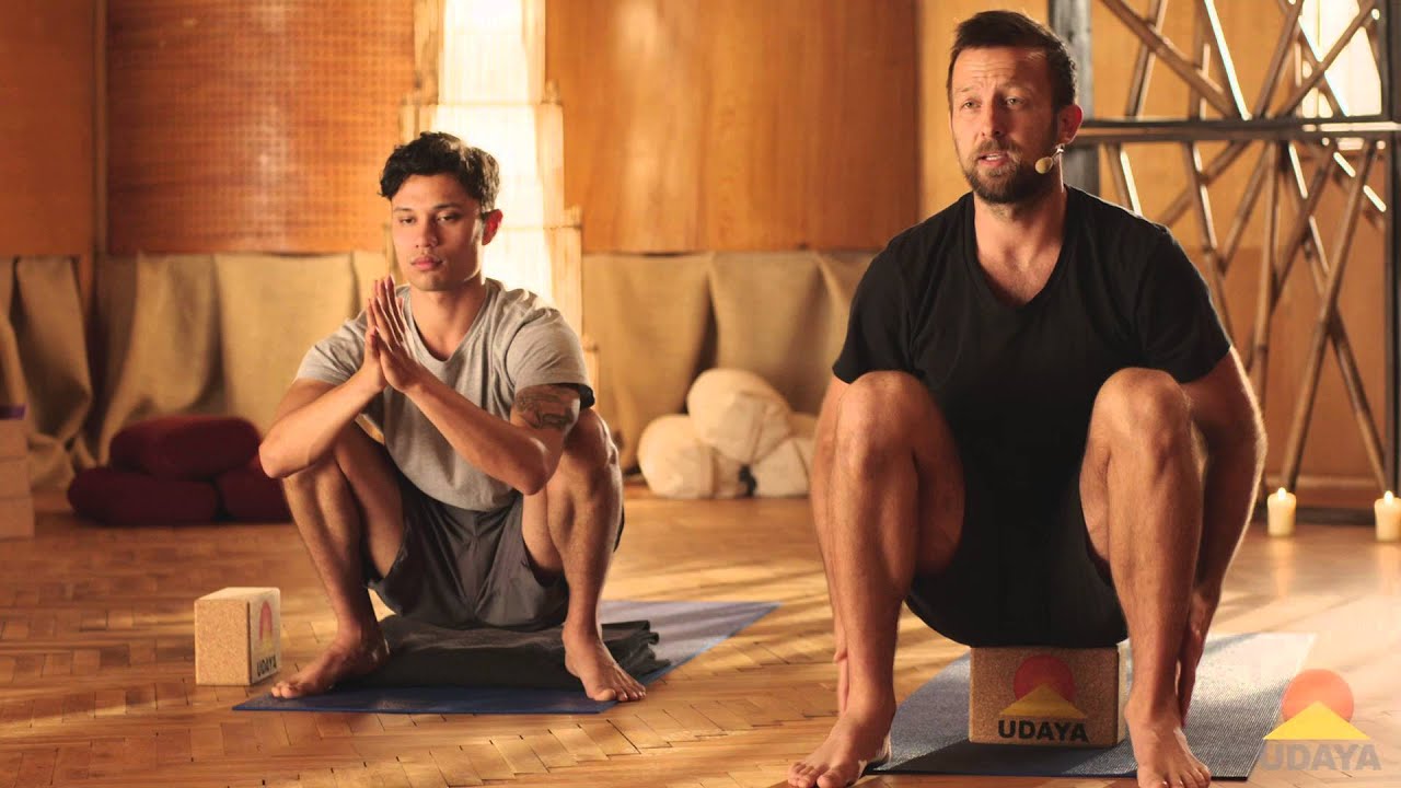 yoga poses restorative Yogi Squat To Improve Your Range Of Motion