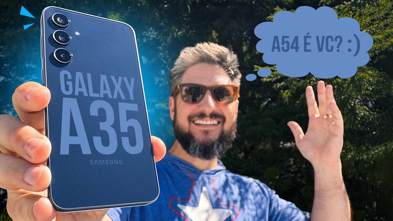 Galaxy A35 é um celular intermediário que VALE MUITO A PENA (no preço certo)