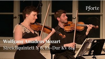 Wolfgang Amadeus Mozart  Streichquintett Nr. 6, Es-Dur KV 614 mit Maria Wloszczowska
