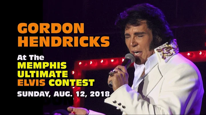 Gordon Hendricks at the 2018 Memphis Ultimate Elvi...