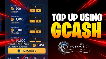 PAANO MAGTOP UP GAMIT ANG GCASH SA CABAL INFINITE COMBO SEA 💰