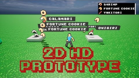 Unreal Engine 5 - 2D HD Game Prototype