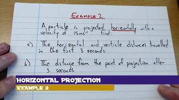 Horizontal Projection: A-Level Mechanics