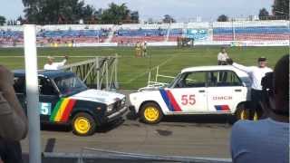Автомобильно-спортивное шоу в Омске. Трюк - Автомобильно-спортивное шоу в Омске. Трюк -