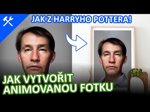 Jak vytvořit animovanou fotku do fotorámečku? Skvělý dárek jak z Harryho Pottera! #photo #tutorial