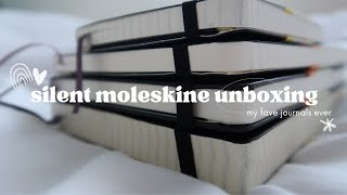 Unboxing New Moleskine Notebooks • My First Moleskine Expanded 🥰 (silent￼ unboxing)