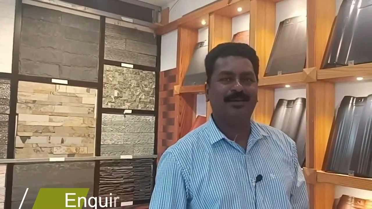 Roofing tiles dealer Roofing Shingles Clay Jali, cladding stones supplier in Kannur, Kerala