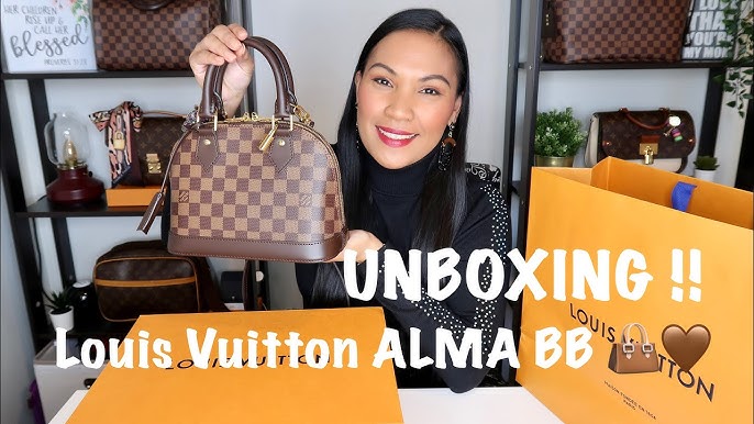 😱 LOUIS VUITTON UNBOXING, ALMA BB EPI, ALMA BB LOUIS VUITTON EPI, ALMA  BB LV