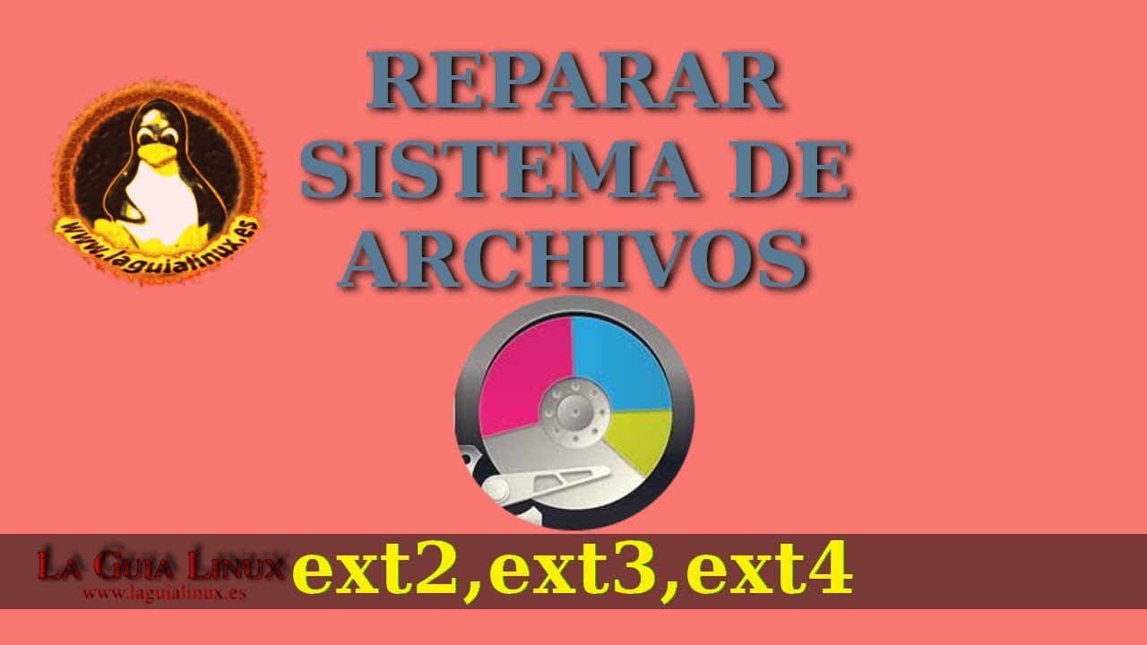 Reparar Sistemas de archivos ext2,ext3,ext4 - YouTube