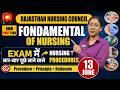 GNM 1st Year: Fundamental of Nursing | Important Nursing Procedures for RNC Exam