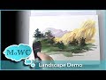 Watercolor 3-Layer Landscape – Sketchbook Peeks Preview