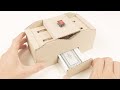How to make Automatic Card Shuffler Machine from Cardboard