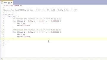 arm MBED 강의 5 Digital to Analog