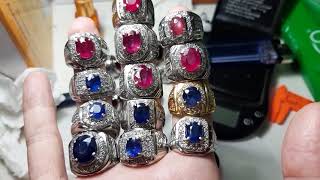 7 BIJI BLUE SAPPHIRE CAYLON ,(TURUN HARGA)  082265019280. 