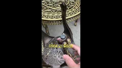 Cận cảnh đế chân ghế nhôm đúc. Đúc gang đúc nhôm 0964.269.635