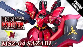 【If it weren't for you!】 METAL ROBOT SPIRITS  SIDE MS  Sazabi Posing Review! #Char'sCounterattack