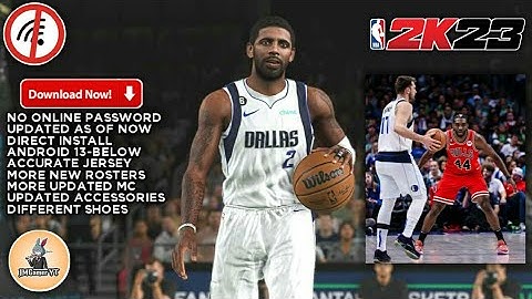 2K23 Updated Roster Offline | No F1VM | HD Graphics | Gameplay | Dallas vs Bulls