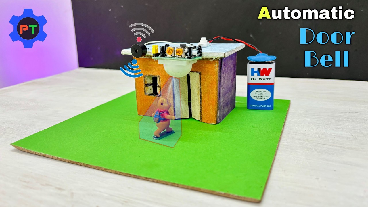 Automatic Smart Door Bell 🚪 (Simple) | Inspire Award Project