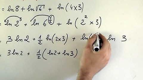 Calculer avec les logarithmes népériens en terminale S.