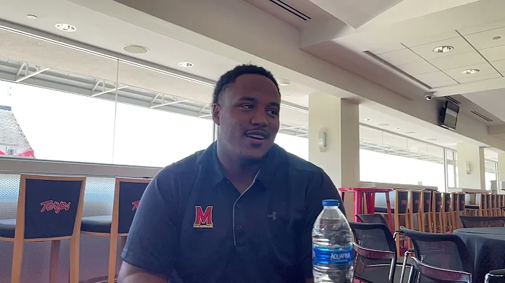 Spencer Anderson Maryland Football Media Day inter...