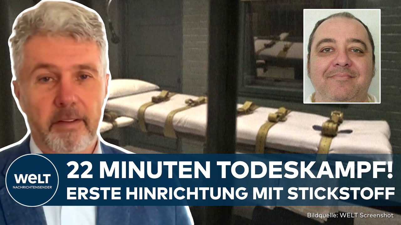 Todesstrafe in den USA: Erste Hinrichtung durch Stickstoff | Aktuelle Stunde