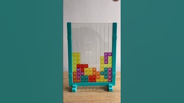 Reversed Tetris #asmr #relaxing #oddlysatisfying