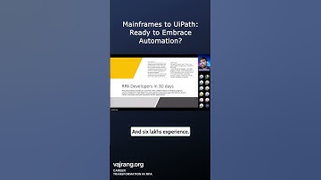 UiPath  Mainframes to UiPath Ready to Embrace Automation