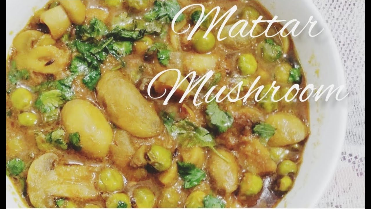 Mattar Mushroom Recipe | Mattar Mushroom Ki Sabzi | मशरूम मटर रेसीपी | Cook With Nikitas