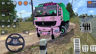 🔥Offroad 4x4 Power Full 12 Wheeler Truck Driving | Bus Simulator Indonesia | Bussid Mod🚛#20 screenshot 1