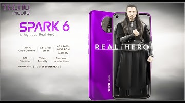 Tecno latest phone spark 6 features-specs || G70 Processor