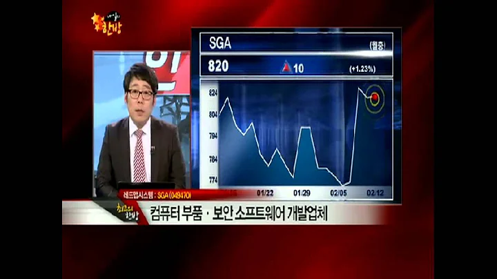 최고의한방 180회 (2/12) 서호만 전문가 (풀레드) 레드맵시스템 : SGA (049470)