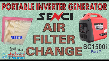 Senci SC1500i Air Filter Replacement Tutorial | How to Change Air Filter |  Generator Care | Part-7