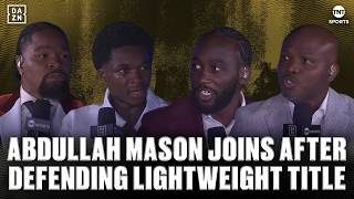 Abdullah Mason Speaks After Winning By TKO To Defend World Lightweight Title 👏